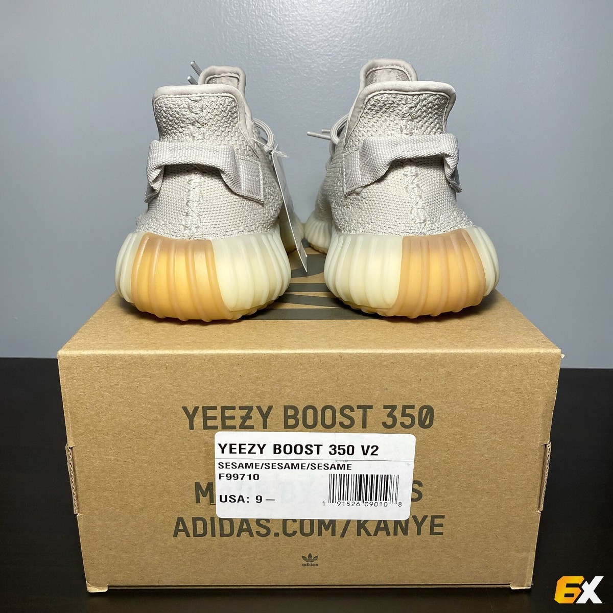 NEW Adidas Yeezy Boost 350 V2 Sesame [US Size 9.5] | eBay display picture 2