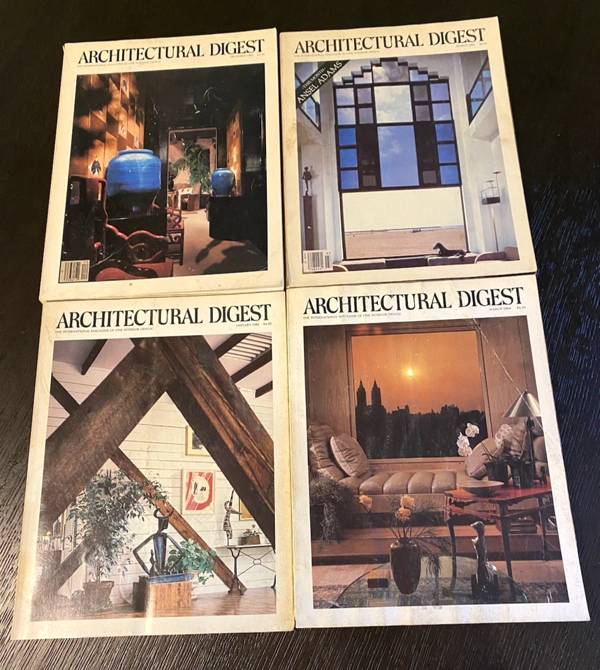 Architectural Digest 1980s Lot 15 Paul Simon Ansel Adams Bernstein AndyWilliiams - Image 3 of 4