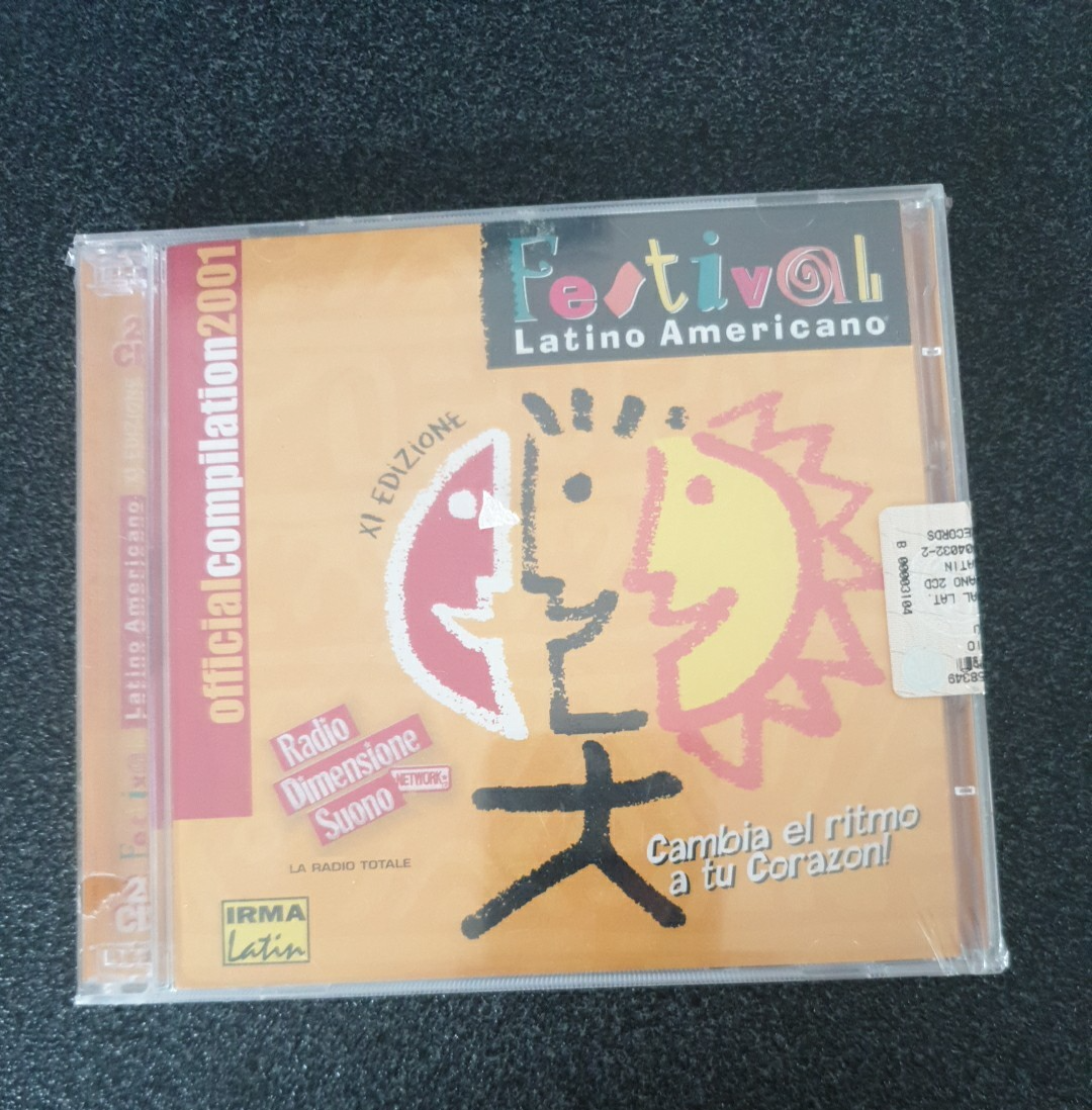 Festival Latino Americano 2001 Irma (Orishas/Raza Latina/Gal Costa) 2x Cd