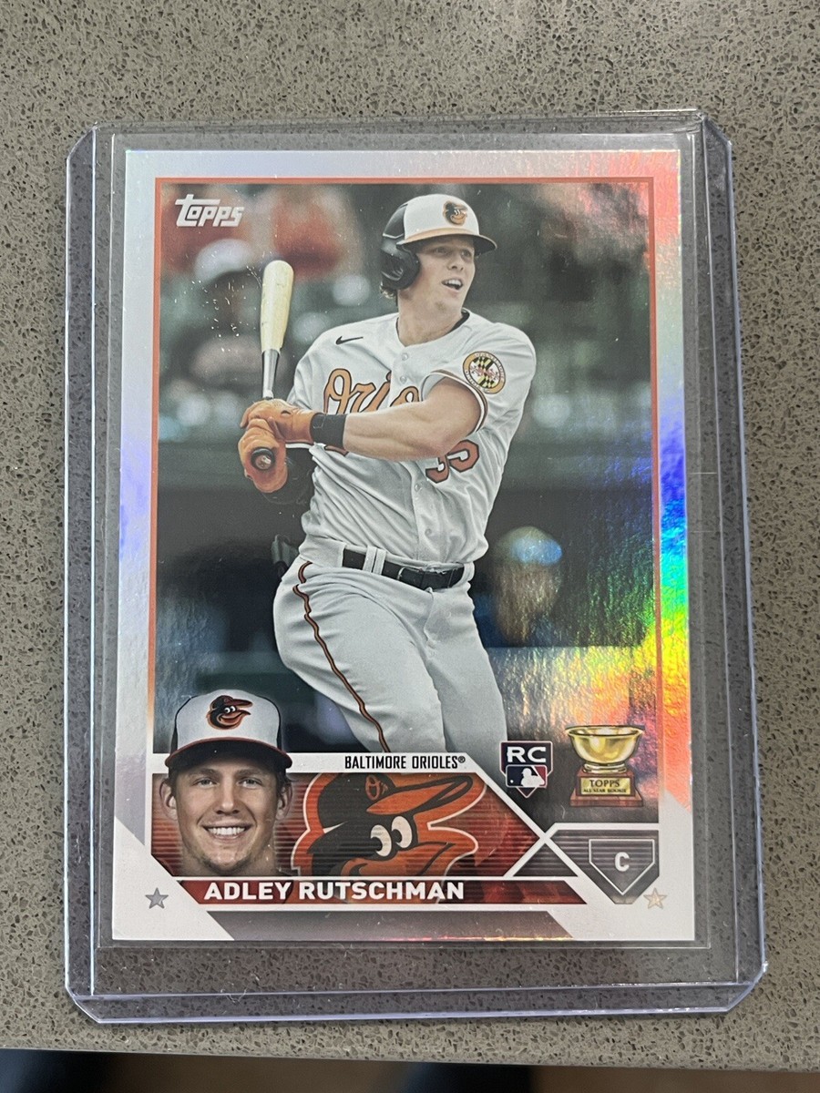 2023 Topps Series One #250 Adley Rutschman Rainbow Foil RC Rookie