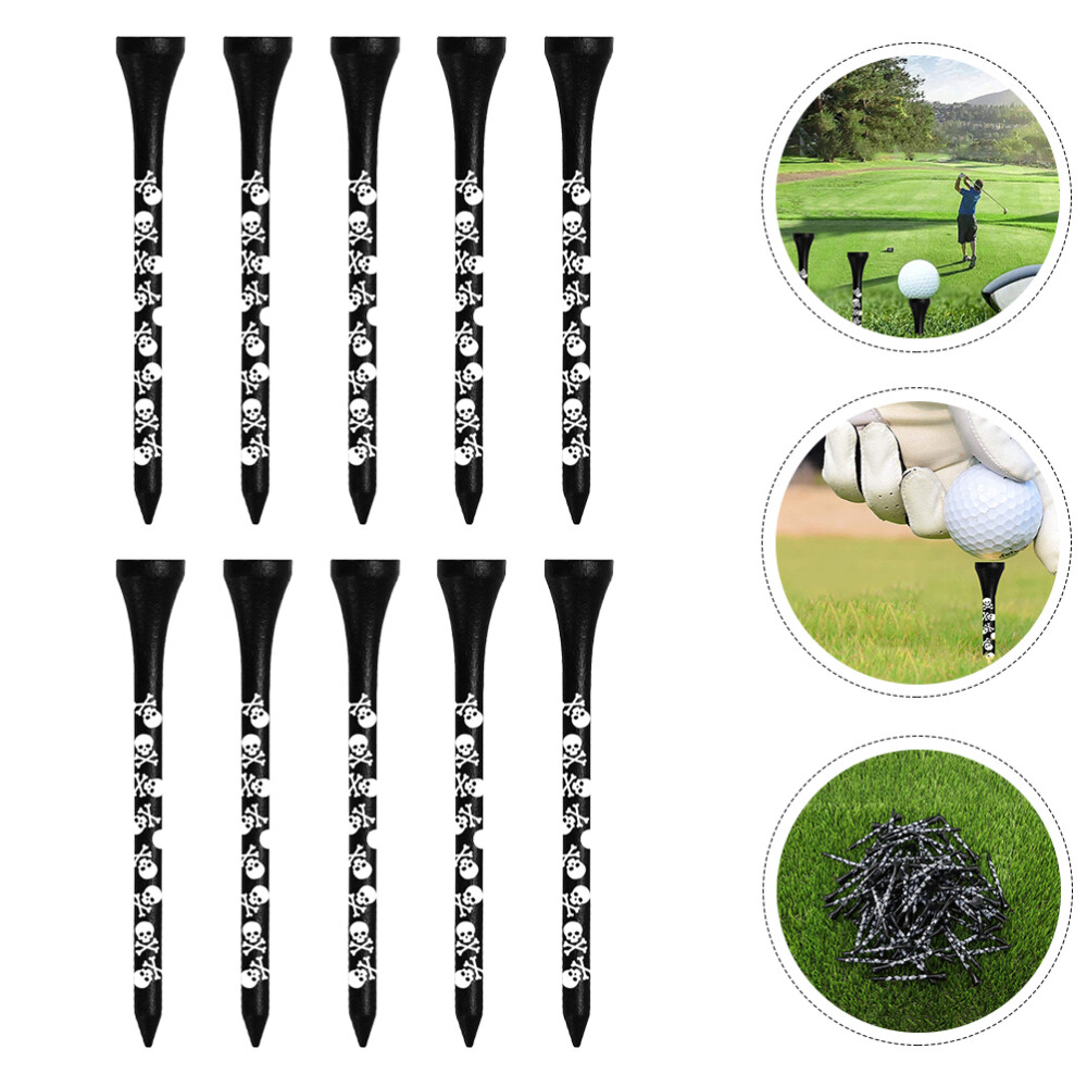 40 Pcs Golf Tee Bamboo Golfs Tees Golfing Training Accessories eBay