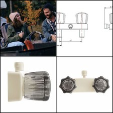 Dura Faucet RV Shower Faucet Valve Diverter for Motorhome/Trailer