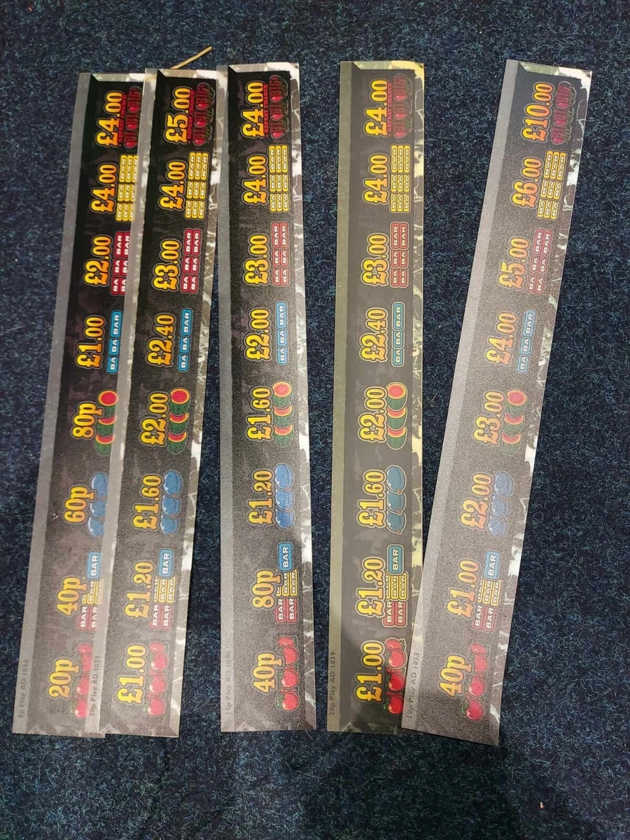 Décalcomanies Pour Machine à Sous Barcrest – Andy’s Big Time Clubber (Lot De 3)