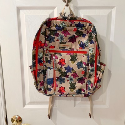 vera bradley falling flowers backpack