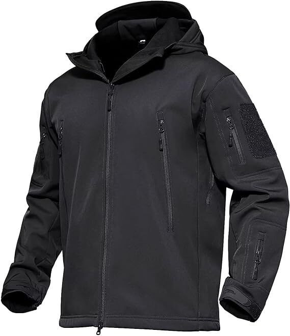 Tactical Jacket Mens Waterproof Military Coat Soft Shell Work Windbreaker Jacket
