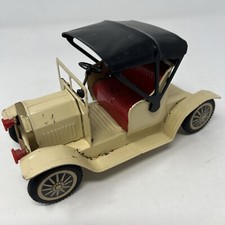 Vintage Made in Japan Tin Tan Opel Friction Car For PARTS Or REPAIR
