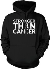 Stronger Than Cancer - Awareness Ribbon Fight Strong Unisex Hoodie