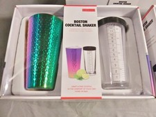 Boston Cocktail Shaker Cocktail Mixer Alcohol Drink Cocktail Shaker Retail $50