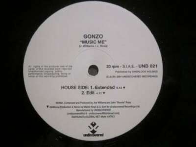 Gonzo - Music Me 12'' Vinyl Schallplatte 5
