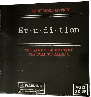 Er U Di Tion Board Game Erudition Sight Word Edition Rare Acumen Associates New