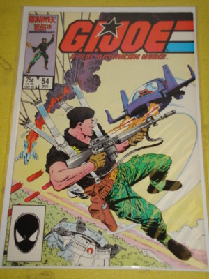 GI JOE #54 A REAL AMERICAN HERO MARVEL COMICS VOL1 DECEMBER 1986