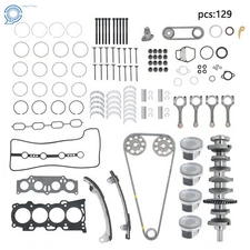 2AZ-FE 2.4L Engine Rebuild Overhaul Kit Crankshaft Rods Timing For Toyota Camry