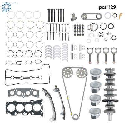#ad 2AZ FE 2.4L Engine Rebuild Overhaul Kit Crankshaft Rods Timing For Toyota Camry $302.80