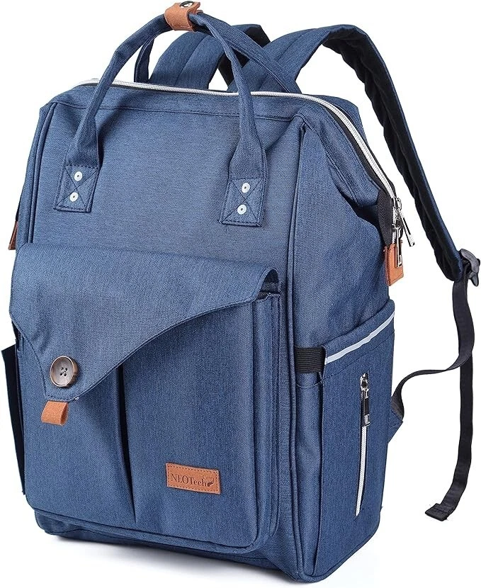 Neotech Care Diaper Bag Backpack for Baby Girl Boy Wide Opening Multifunction
