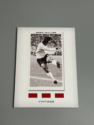 Gerd Muller 2023-24 Futera Unique /21 Vintage Triple Game Worn