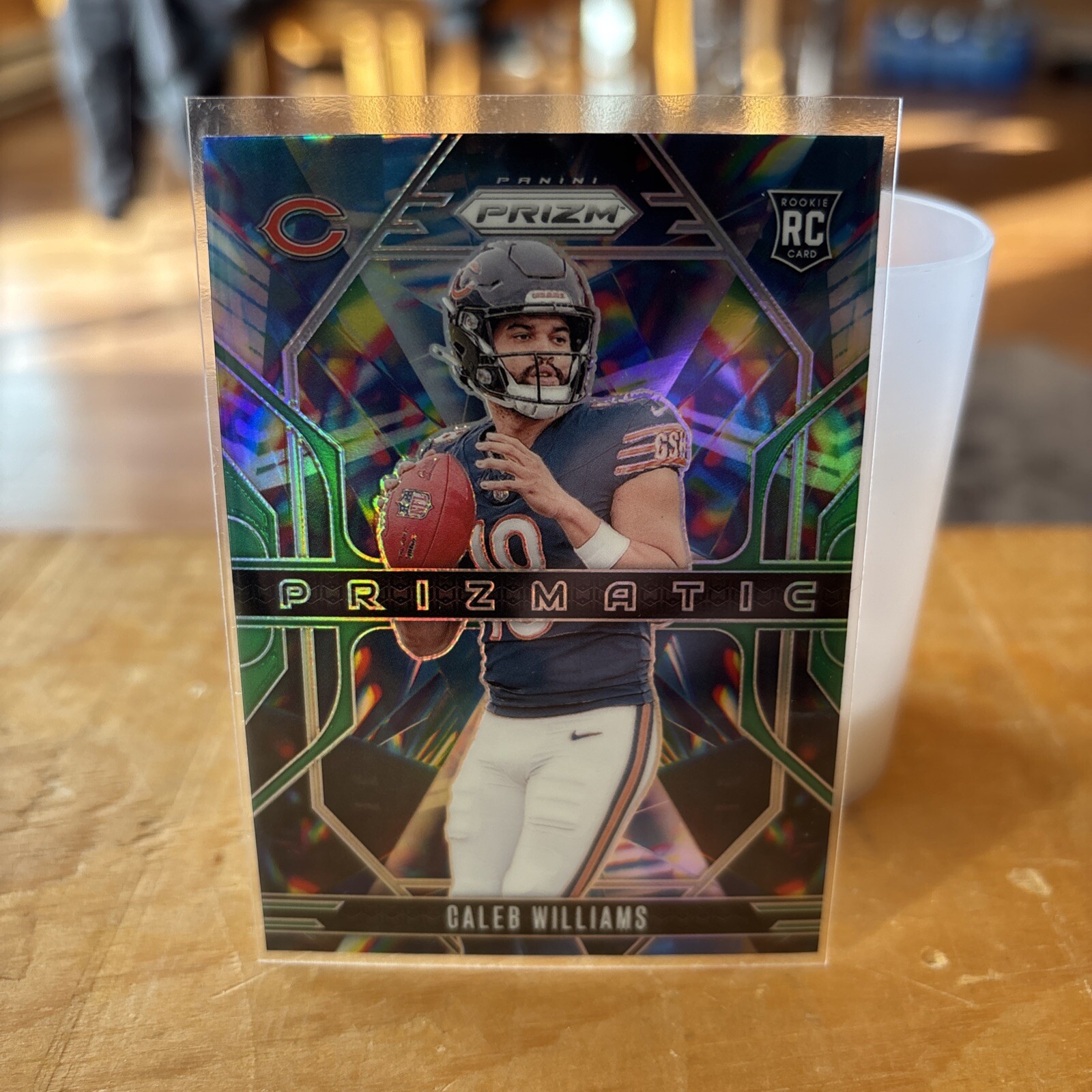 2024 Panini Prizm - Prizmatic Green Prizm #1 Caleb Williams (RC)
