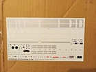 2010 Ford Shelby GT 500 1/25 scale  Decal Package # 731 "read desc