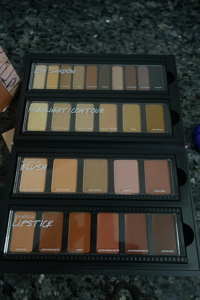 Smashbox  knockout neutrals master class palette 10 eyeshadow 6 lipstick 11 pow - Image 4 of 4