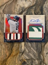 2013 Topps Triple Threads Prince Fielder Ruby Jumbo Plus Jersey Patch Auto #1/1