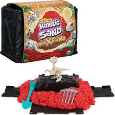 Kinetic Sand Dino XCavate Dinosaurier-Skelett-Suchset Sand und Zubeh&ouml;r