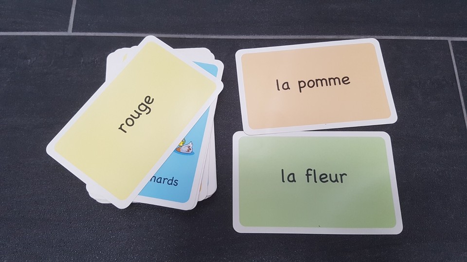 Tesco Learn Together Childrens Kids Flash Cards French eBay