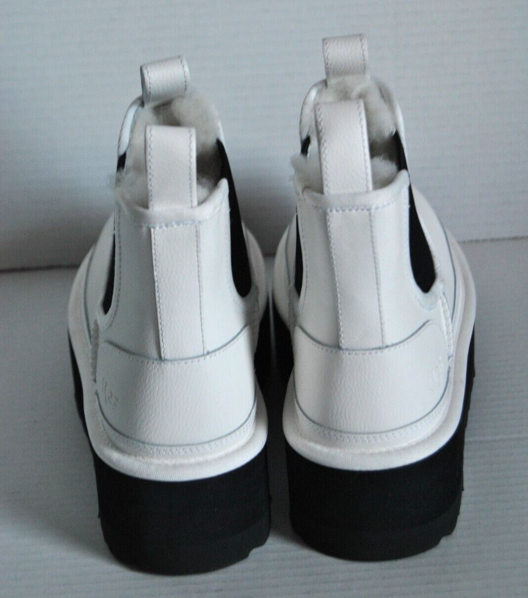 NWOT UGG NEUMEL PLATFORM CHELSEA WOMEN'S BOOT WHITE SIZE 7 USA | eBay