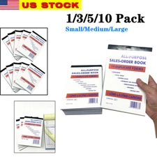 Lof of 1/3/5/10 Sales Order Book Receipt Invoice Duplicate Carbonless 50 Sets 