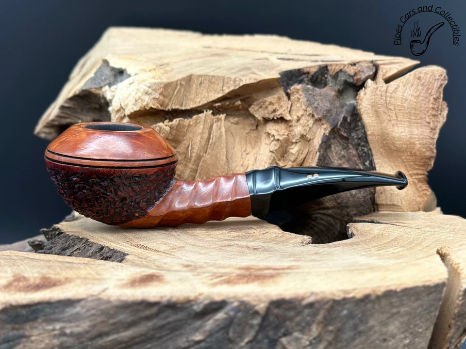 Pipa para fumar Radice Rind 0 a mano alzada semifrústica Foto 3 de 4