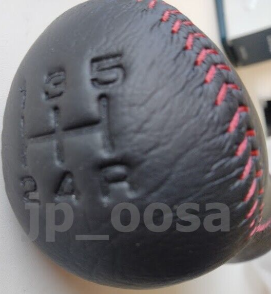 NISSAN GENUINE FAIRLADY Z 300ZX Z32 LEATHER SHIFT KNOB RED 32865VP100