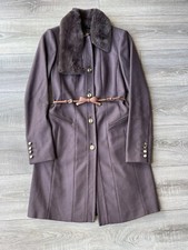 Liujo Womens Wool & Cashmere Coat Size 42