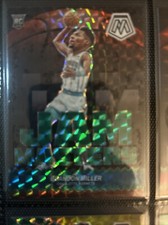 2023-2024 Mosaic Green Prizm Jam Masters Brandon Miller RC #1 Charlotte Hornets 