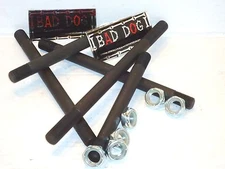 MINIBIKE Mini Bike Axle 5/8" X 6 3/4" With Lock Nuts FREE ShiPPING USA SELLER