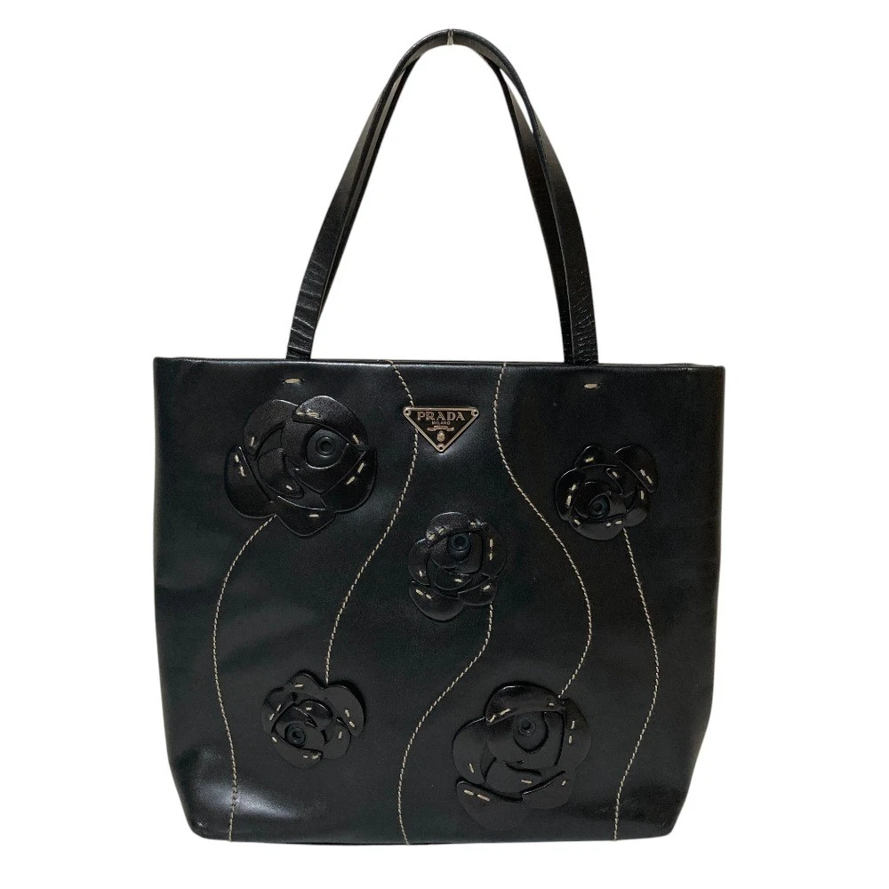 PRADA Leather Exterior Floral Bags & Handbags for Women for sale