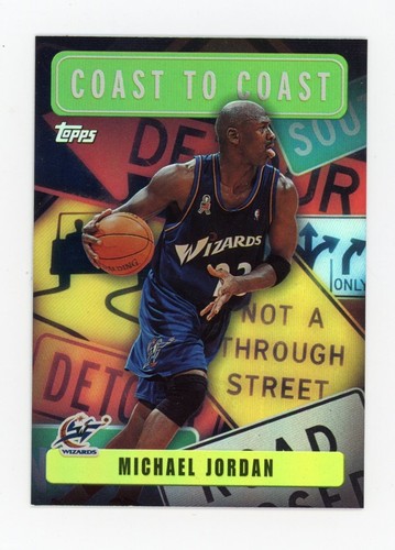 Michael Jordan [Refractor] #CC8 2002 Topps Chrome Coast to Coast card