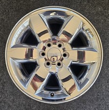 GMC Sierra 1500 Denali Yukon 20x8.5 Factory OEM Wheel 2009-2014 Chrome Clad Rim
