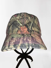 Mossy Oak Pink Camo Adjustable Baseball Hat Great Condition
