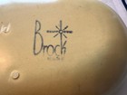 Vintage MCM 1950’s Brock Ware Pottery Genie Gravy Boat and Underplate Set — photo 5