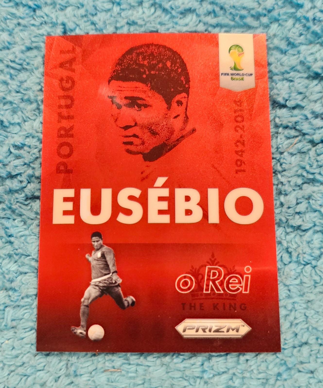 2014 Panini Prizm Eusebio Tribute Portugal #T-EUS