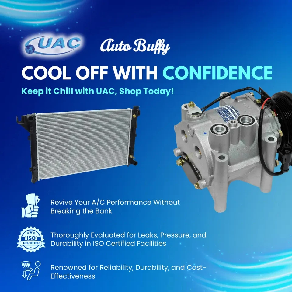 Kit de compresor de aire acondicionado UAC KT 1235 para 84-88 Dodge B150 B250 B350 D150 D250 D350 Foto 2 de 3