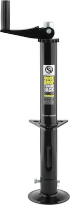 Quick Drop Tongue Jack for A-Frame Travel Cargo/Utility Trailers or 5th Wheel RV
