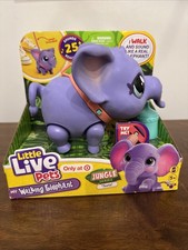 Little Live Pets My Walking Elephant Toots Interactive Toy Jungle Series NEW
