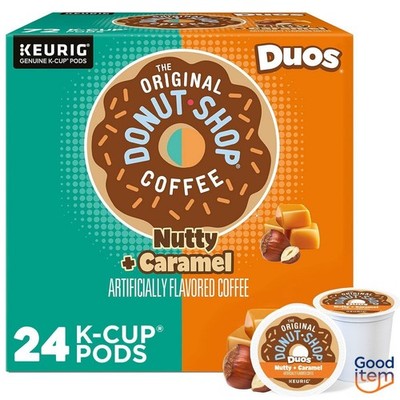 The Original Donut Shop Duos Nutty + Caramel Keurig Single-Serve K-Cup Pods-24ct
