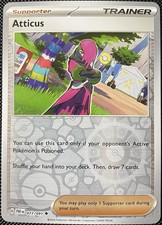 Atticus 077/091 SV: Paldean Fates Reverse Holo - Pokémon Card