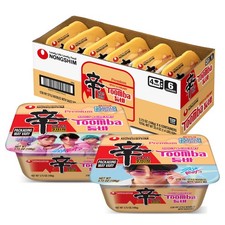 Nongshim Shin Ramyun Toomba Noodles Square Bowl, 3.73 Ounce (Pack of 6)