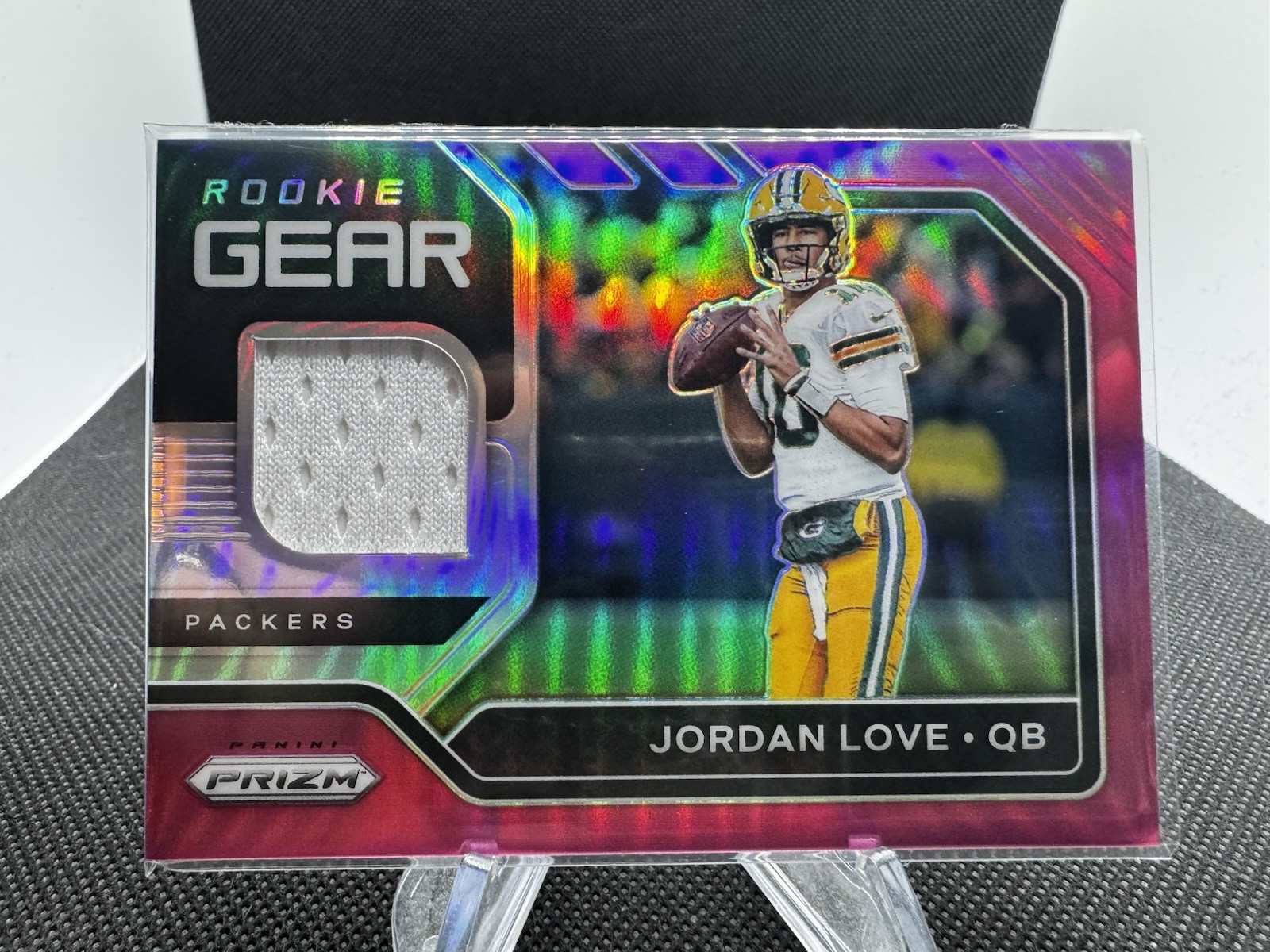 2020 Panini Prizm #5 Jordan Love Rookie Gear Pink Prizm H1
