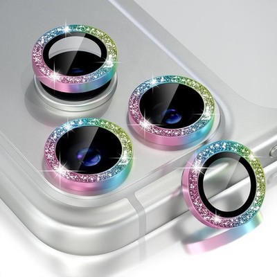 Metal Ring Camera Lens Protector Tempered Glass Lens Cover for iPhone 17 Pro Max