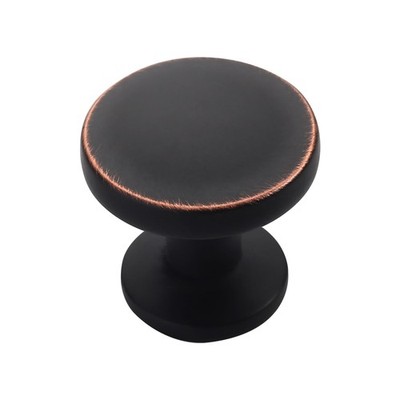 10 Pack Oil Rubbed Bronze Cabinet Knobs, 1.1 Inch(30mm) Diameter Round Cabine...
