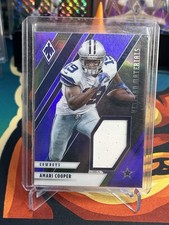 2021 Panini Phoenix - Veteran Materials Amari Cooper #VM-ACO Purple /75 (MEM)