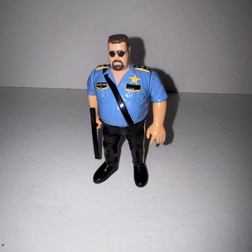 WWF Big Boss Man Wrestling Action Figure With Nigh...