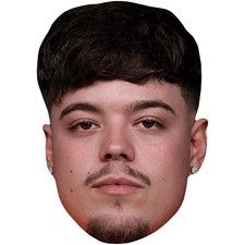 Miguel Gomez Smile Celebrity Mask, Flat Card Face, Fancy Dress Mask